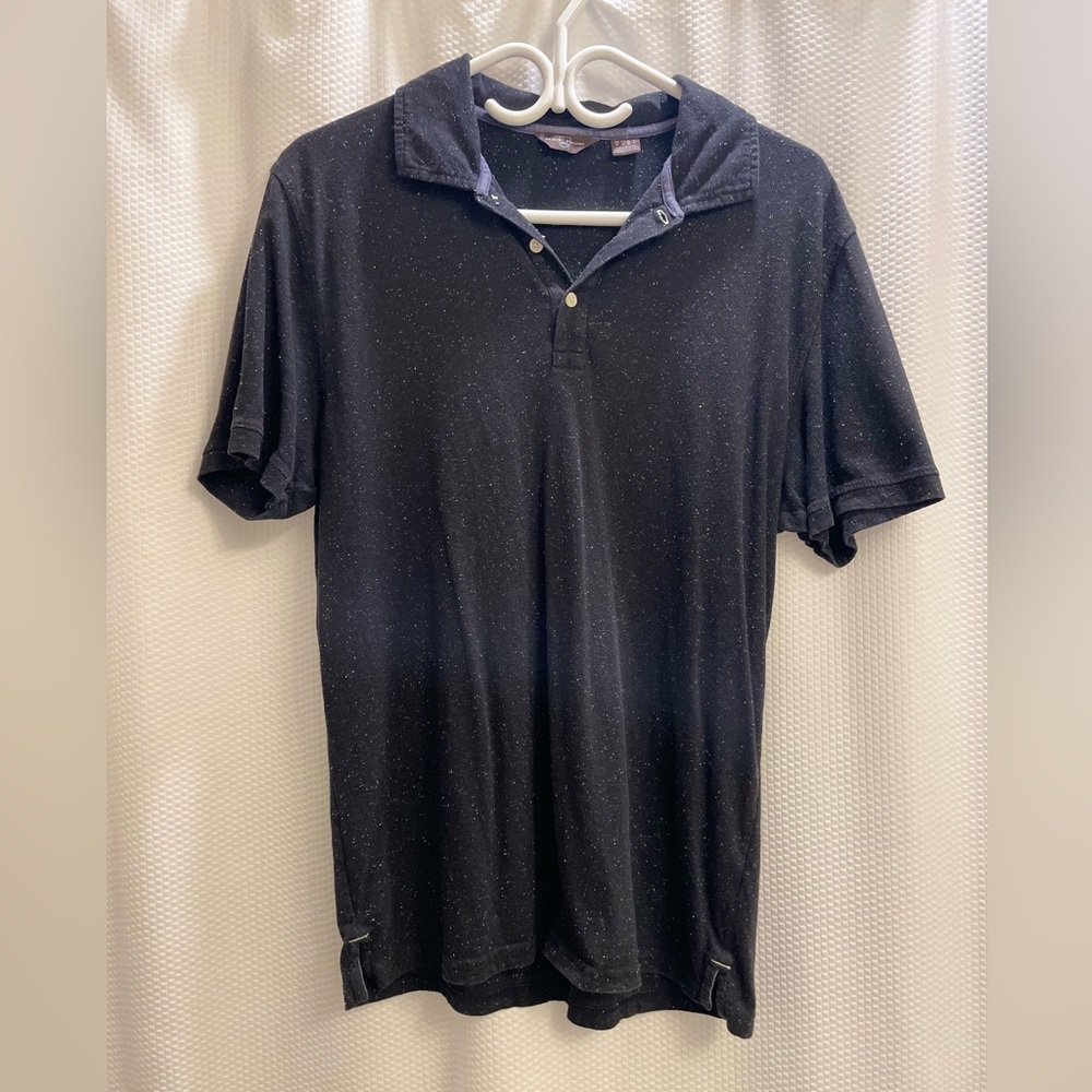 Black Brown 1826 Speckled Black Polo Shirt